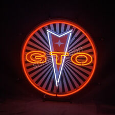 Orange GTO Glass Neon Light Sign Bar Party Artwork Visual Wall Sign 20