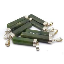 8 Pieces Best Quality Transparent Nephrite Jade Pendants picture