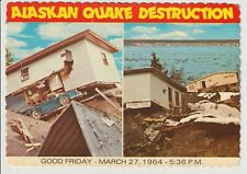 Alaskan Quake Destruction Good Friday March 1964 Alaska Published AK UN-POSTED picture