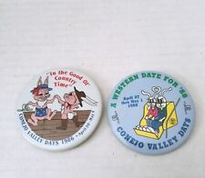 Vintage Conejo Valley Days Pin 1986 1988 The Good Ol Country Time Western Date picture