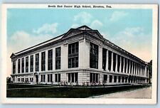 Houston Texas TX Postcard South End Junior High School Exterior Building c1920 picture