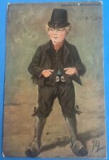 Antique Dutch Boy Postcard - Rentenier (Walcheren) W. De Haan, 1906 picture