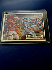 TOPPS 1962 CIVIL WAR NEWS CARD#47: DEATH BATTLE- SEMINARY RIDGE, PA. picture