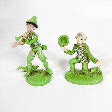 Vintage Italian Italy Resin Piper Performer Figurines Village Hand painted picture