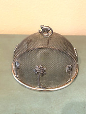 Godinger Silver Screen Mesh Dome Shoo Fly Food Cover Dish Picnic Buffet 7” picture