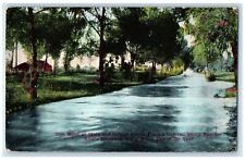 c1910s Miles Of Main View And Lateral Canals Furnish Imperial Valley CA Postcard picture
