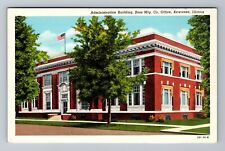 Kewanee IL-Illinois, Administration Building, Vintage Postcard picture