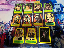 Star Wars - (BLUE) Series 1  - Complete 11 Card Sticker SET - 1977 Topps picture