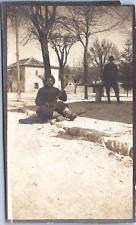 Montenegro, Cetinje, Guzla Player, Vintage Silver Print, ca.1925 Vintage Silv picture