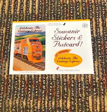USPS 1999 Celebrate Century Express Souvenir Stickers and Postcard Peel Off--111 picture