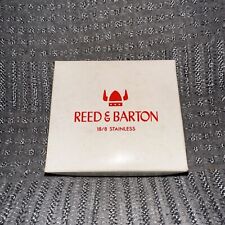 Vintage Reed & Barton 18/8 Stainless Salt And Pepper Shaker Set picture