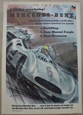 Poster Mercedes 1954 original victory poster Berlin GP Kling Fangio by Liska picture