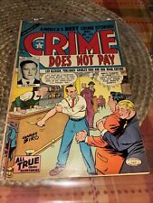 Crime Does Not Pay #122 VG+ 1953 Gangsters and Graphic True Crime Stories picture