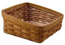 Longaberger 2003 Little Small Bin Stackable Basket w/ Plastic Protector picture