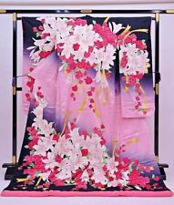 Japanese Kimono Uchikake Wedding Pure Silk japan 1663 picture