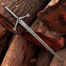 Scottish Claymore Sword Hand Forged High Carbon Steel blade Sharp Drew Mcintyre picture