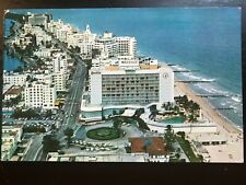 Vintage Postcard 1955 Seville Hotel Ocean Front Hotel Row Miami Beach Florida FL picture