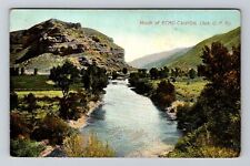 Echo Canyon UT-Utah, Mouth of Echo Canyon Vintage Souvenir Postcard picture