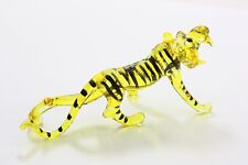 Small Glass Animal Tiger handmade Miniature Bengal Figurine decor handmade picture