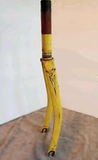 1975 Schwinn Stingray Bicycle Front Forks - Bent Forks And Stuck Gooseneck Part picture