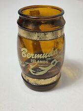 Vintage Bermuda Islands. Souvenir Glass Mug / Stein. Small Crack. picture