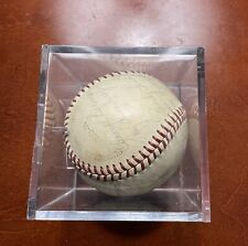 phillies signed baseball 1977..caught a foul ball at veterans Stadium at game picture
