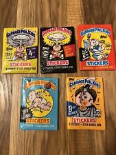 Garbage Pail Kids Lot Of 5 Wax Packs One Each Series 4 5 6 8 And 9 Sealed 1986 picture