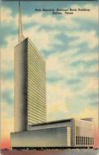 1940'S. NEW REPUBLIC NATIONAL BANK. DALLAS, TX. POSTCARD. V24 picture