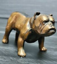 Vintage Bulldog Mack Dog Style Cast Brass Bronze Metal Figurine 3