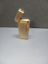 Vintage Colibri Japan Brass Goldtone Metal Pocket Cigar Cigarette Butane Lighter picture