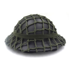 WWII UK Army World War2 MK2 British Tommy Steel Helmet Black With Cover Strap picture