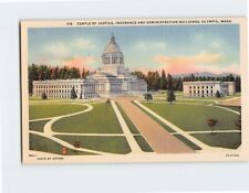Postcard Temple of Justice Insurance Administration Buildings Olympia Washington picture