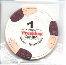 President Casino 1 Dollar Gaming Chip As Pictured picture