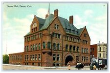 c1910 Denver Club Exterior Building Denver Colorado CO Vintage Antique Postcard picture