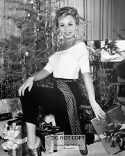 ACTRESS MITZI GAYNOR - 8X10 CHRISTMAS PUBLICITY PHOTO (AA-708) picture