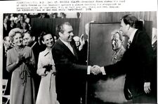 LD343 1971 Wire Photo PRESIDENT NIXON UNVEILS PLAQUE HONORS DR REV BILLY GRAHAM picture