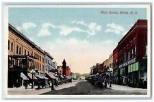 Minot North Dakota Postcard Main Street Exterior Building c1910 Vintage Antique picture