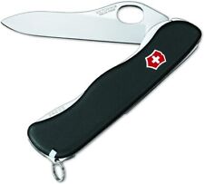  Swiss Army One-Hand Sentinel Non-Serrated Pocket Knife picture