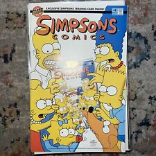 SIMPSONS COMICS #4 With Trading Card HOT 1994 NM+ 9.4+ Classic Infinity Cover picture