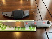 John Gray Knives Custom Fixed Blade Steak Knife Black Terotuf (3.5
