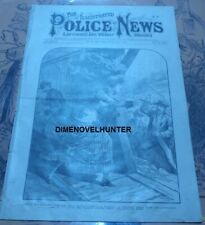 1884 ILLUSTRATED POLICE #914 NEWS MOONSHINER JOHN SULLIVAN BURNING AT THE STAKE picture