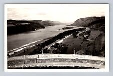 Corbett OR-Oregon, Birds Eye View Columbia River Highway, Vintage Postcard picture