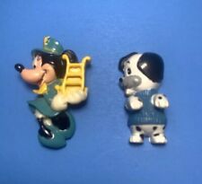 Vintage Minnie And Dalmatian Dog PLASTIC Refrigerator Magnets picture