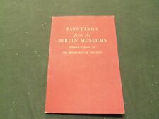 1948 MAY - JUNE PAINTINGS FROM THE BERLIN MUSEUMS BOOKLET - NEW YORK - II 7358 picture