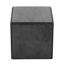 Black Karelian Shungite Cube Approximately Ct 7257 Polished Home Decoration picture