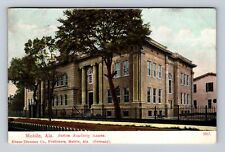 Mobile AL-Alabama, Barton Academy Annex, Antique, Vintage c1907 Postcard picture