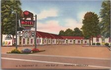 KEARNEY, Nebraska Postcard BUFFALO MOTEL & APTS. Highway 30 Linen c1950s Unused picture