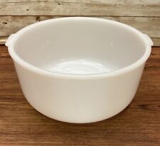 Vintage Glasbake 19CJ Mixing Bowl For Sunbeam Stand Mixer White Milk Glass picture
