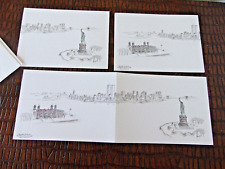 NEW YORK SKYLINE 1995 WORLD TRADE CENTER 4 HOLIDAY CARDS BY DIANA picture