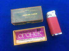 VINTAGE Gas lighter Fire of the USSR Sumy Original box. Documentation picture